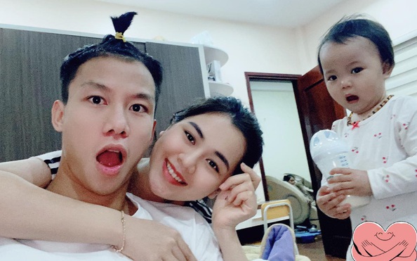 Quế Ngọc Hải và Dương Thị Thùy Phương cùng con gái