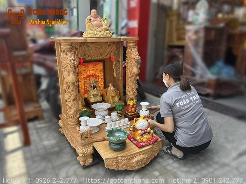 Sản phẩm bàn thờ Thổ Công chất lượng từ Tiếng Nói Tuổi Trẻ