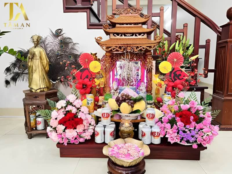 Thời gian tốt đọc văn khấn rút chân nhang bàn thờ Thần Tài