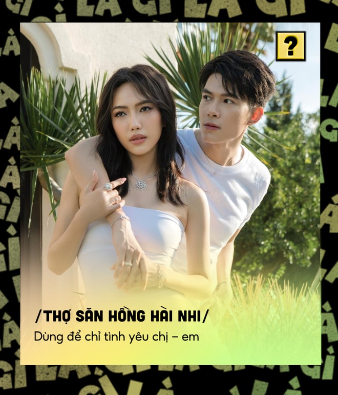 Thẻ bài định nghĩa "thợ săn Hồng Hài Nhi" và các thuật ngữ mối quan hệ trên mạng xã hội
