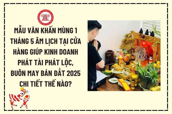 Văn khấn cửa hàng cầu tài lộc, buôn may bán đắt đầu tháng