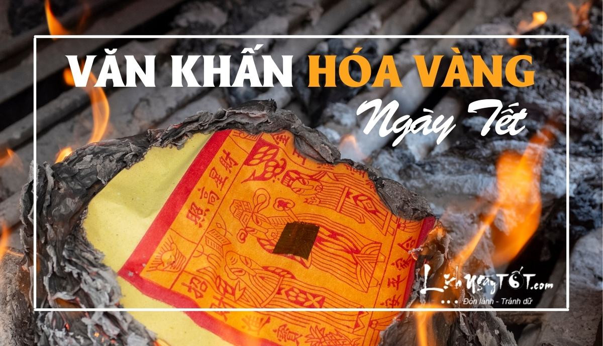 Văn khấn cúng hóa vàng ngày Tết
