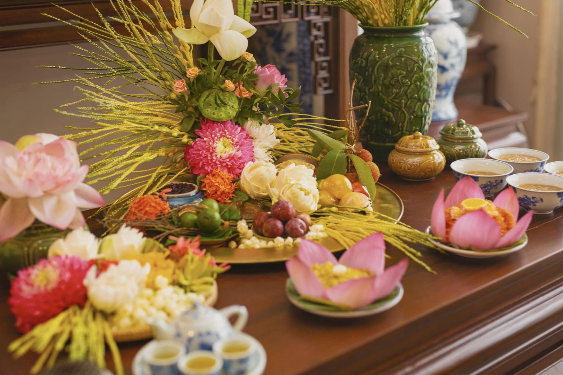 Văn khấn sáng mùng 1 tết gia tiên