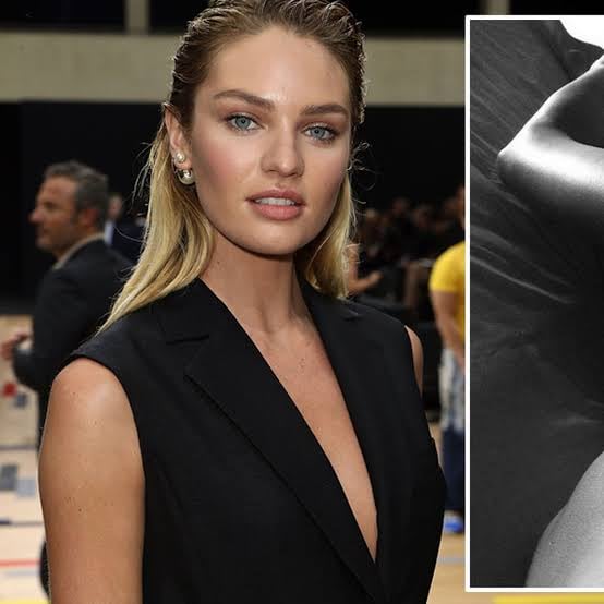 Chân dung cận cảnh Candice Swanepoel với đôi mắt xanh đặc trưng
