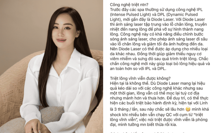 MC Khánh Linh rạng rỡ với nụ cười tươi tắn
