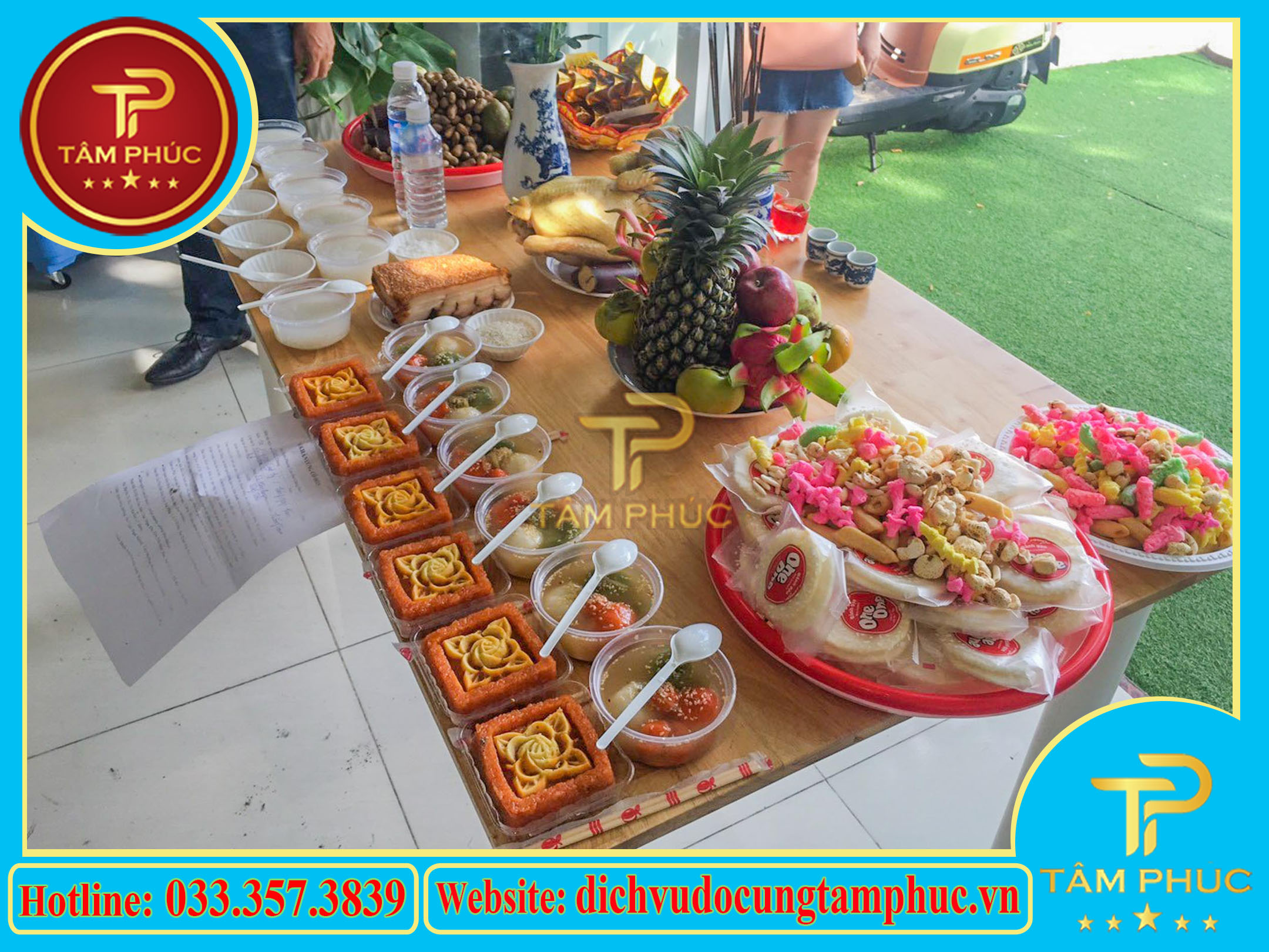 Mâm cúng cô hồn rằm tháng 7 đầy đủ lễ vật