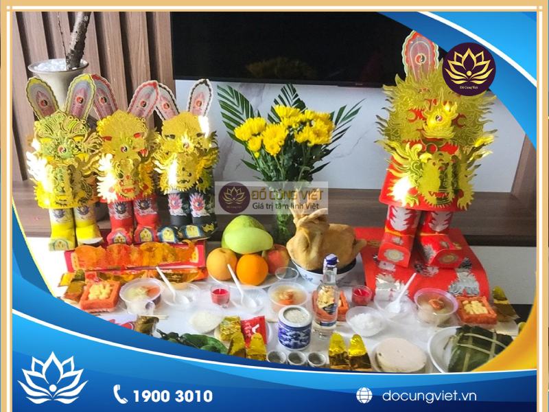 Lễ vật cúng rước Ông Táo ngày 30 Tết