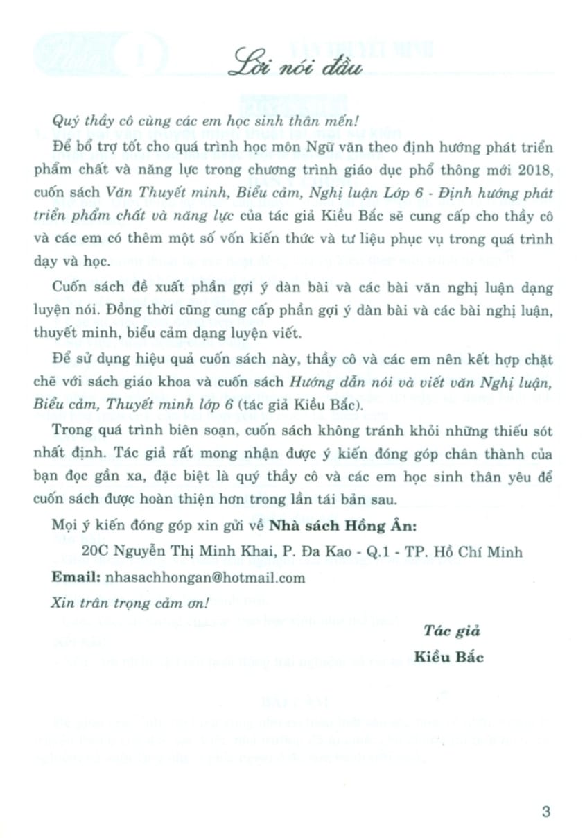 Một cuốn sách giáo khoa mở ra với nội dung về văn bản thuyết minh, thể hiện sự ứng dụng trong giáo dục
