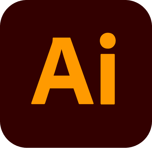 Biểu tượng ứng dụng Adobe Illustrator CC với độ phân giải thấp hơn, thể hiện sự linh hoạt của phần mềm trên các thiết bị