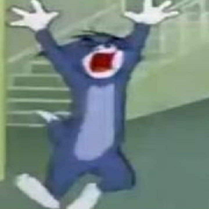 Meme Tom và Jerry với biểu cảm hài hước, ngạc nhiên và tinh quái của mèo Tom và chuột Jerry