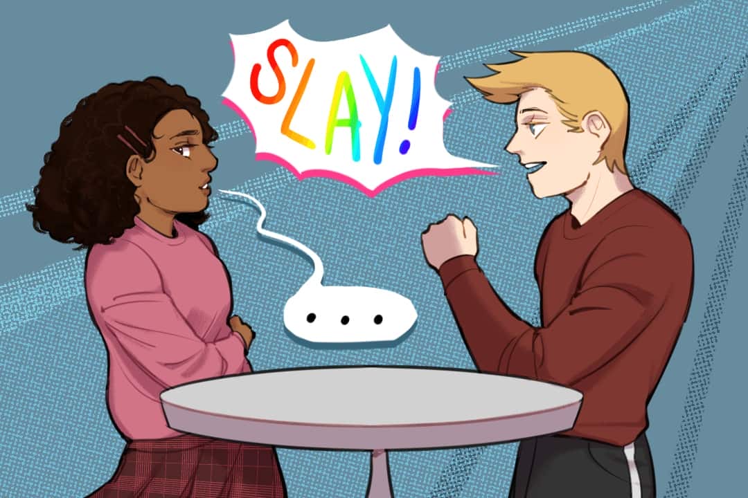 Cô gái Slay thể hiện sự tự tin và thần thái quyến rũ