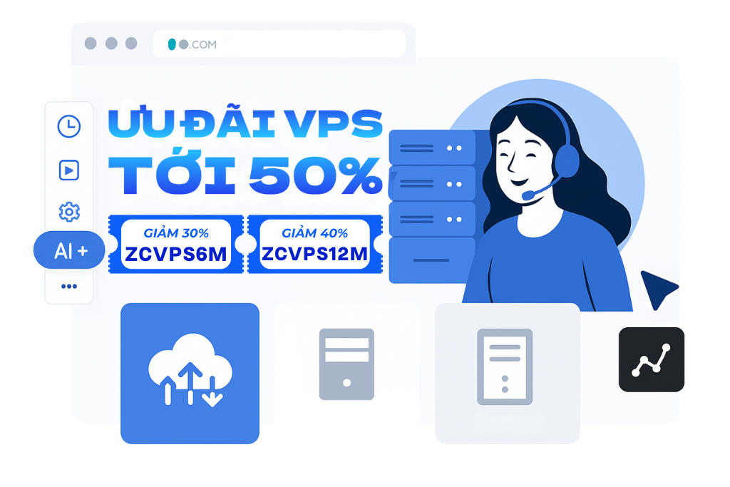 Chương trình ưu đãi dịch vụ VPS từ ZoneCloud với nhiều lựa chọn hấp dẫn