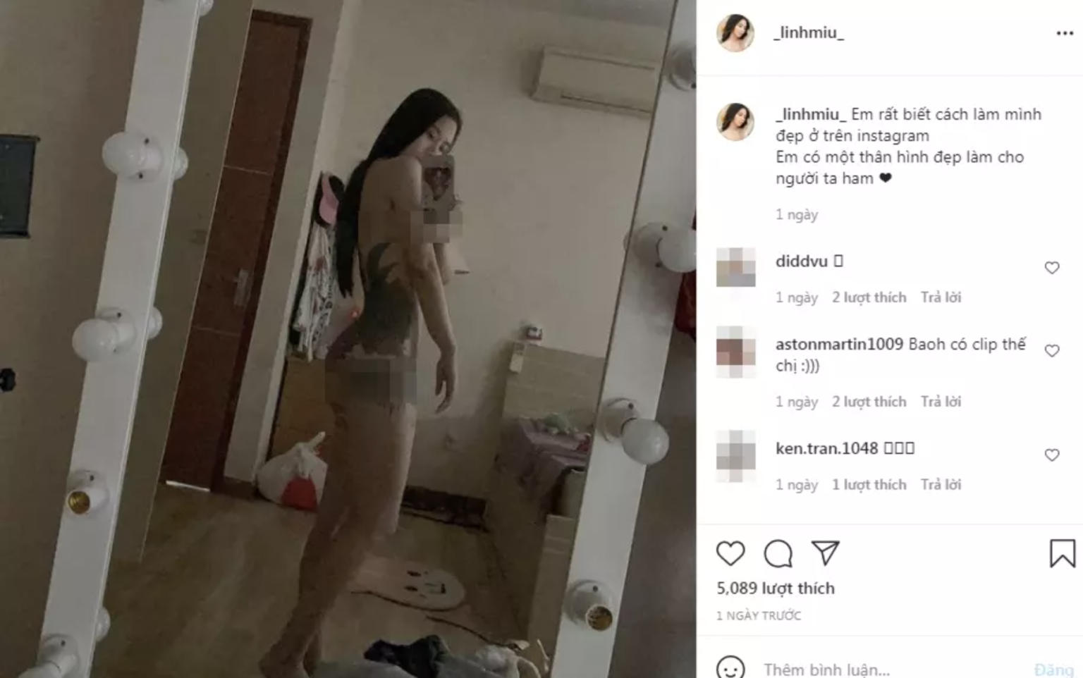 Linh Miu trình diễn tại sự kiện với trang phục gợi cảm, thể hiện sự tự tin