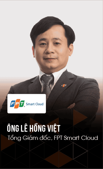 Ông Lê Hồng Việt trong một sự kiện công nghệ