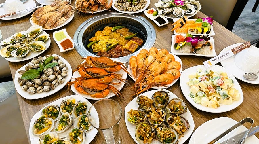 Buffet nướng xiên que tại PANDA BBQ Quận 7