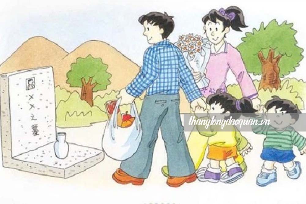 Cách bài trí lễ vật cúng rằm tháng 7 tại khu mộ