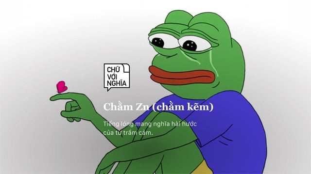 Hình ảnh một người trẻ đang thể hiện sự mệt mỏi và "Chằm Zn" sau một ngày dài làm việc căng thẳng