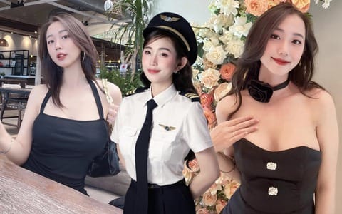 Nữ cơ phó Hồ Trang Nhung tươi tắn trong bộ đồng phục phi công của Bamboo Airways