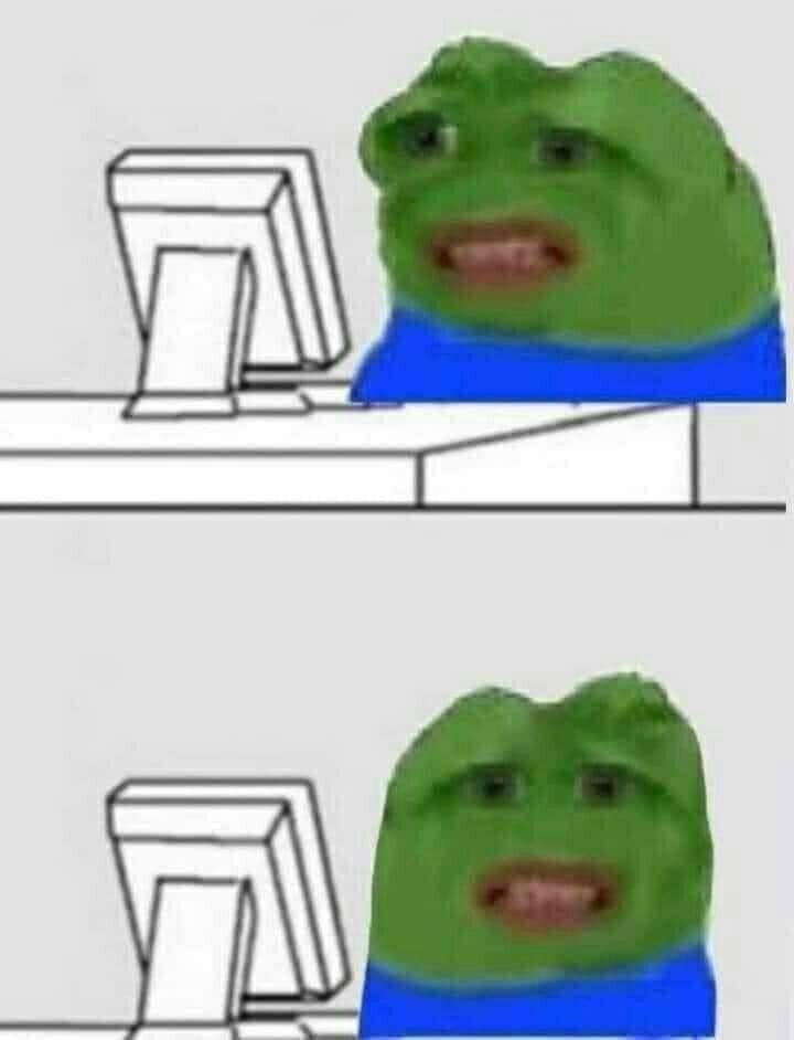 Chú ếch xanh Pepe meme "Feels Good Man" nổi tiếng thể hiện sự thoải mái và vui vẻ
