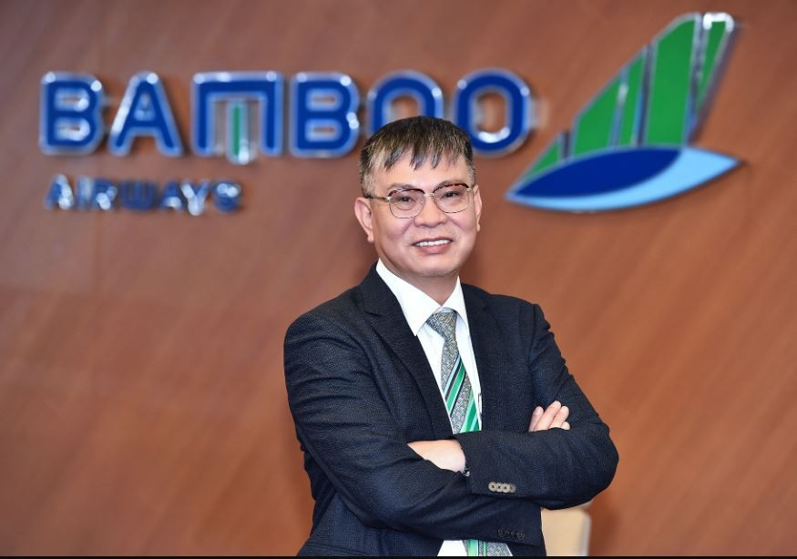 Hình ảnh Lương Hoài Nam trong một sự kiện quan trọng của Bamboo Airways