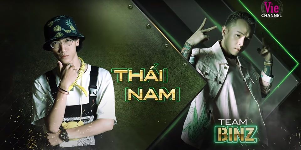 Rapper Gonzo trên sân khấu Rap Việt mùa đầu tiên