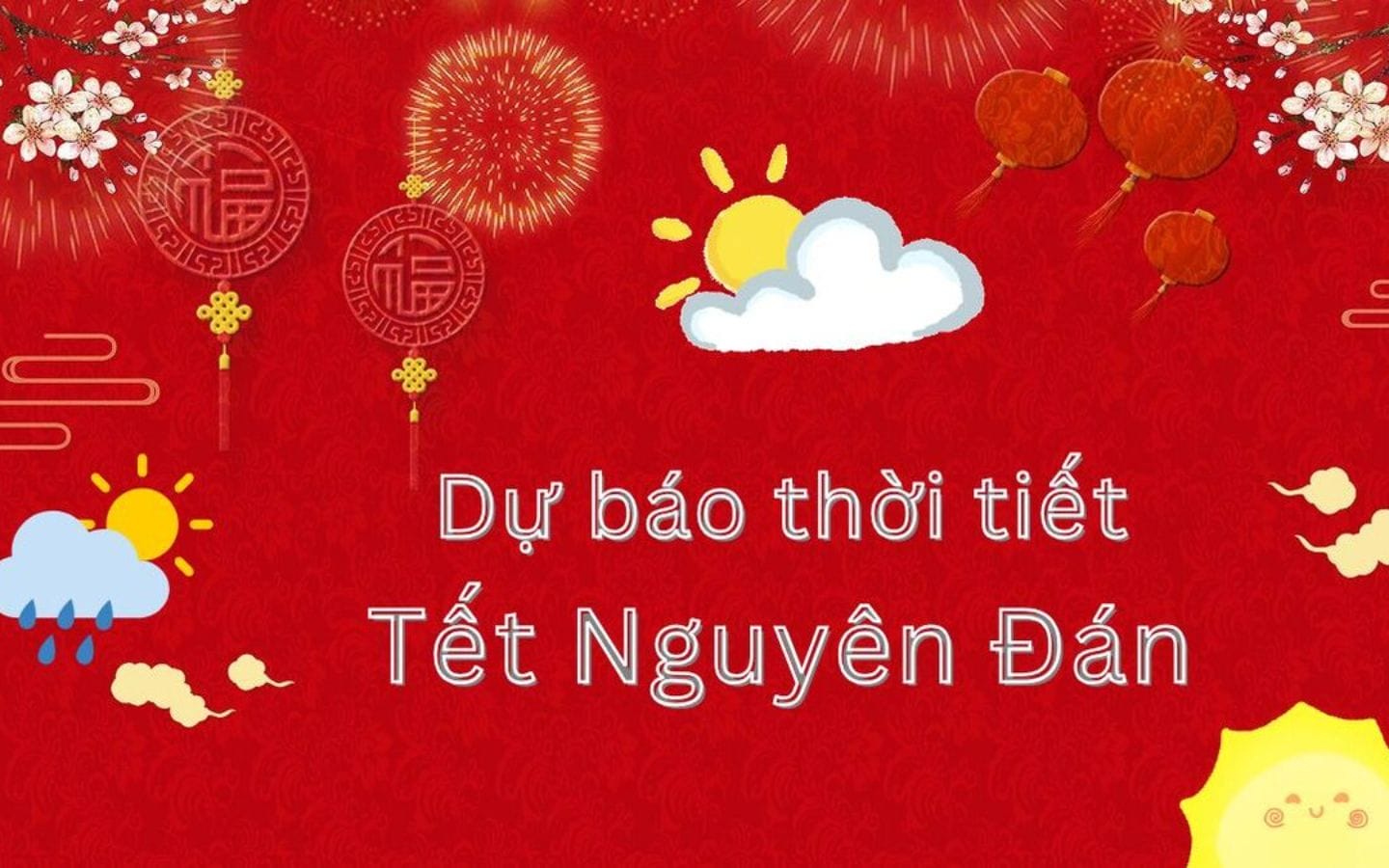 Bảng tin dự báo thời tiết chi tiết cho khu vực miền Bắc trong dịp Tết Nguyên Đán, với thông tin về nhiệt độ và độ ẩm.