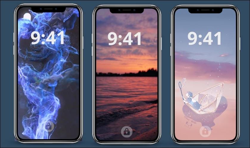 Giao diện cài đặt hình nền Live Photo trên iPhone