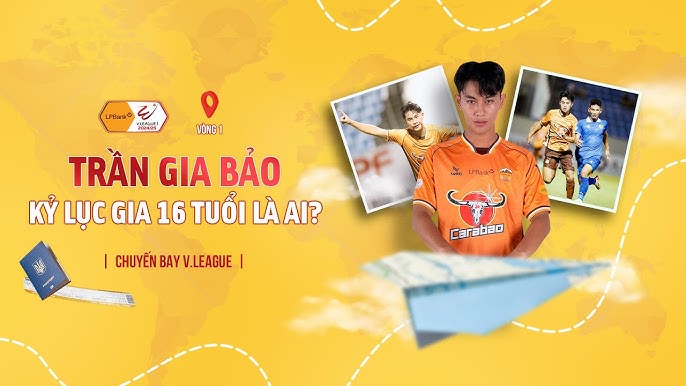 Trần Gia Bảo tài năng trẻ trong màu áo Hoàng Anh Gia Lai, biểu tượng tương lai bóng đá Việt Nam