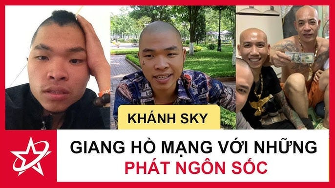 Khánh Sky với phong thái tự tin, phản ánh hình ảnh từng là "giang hồ mạng" gây tranh cãi