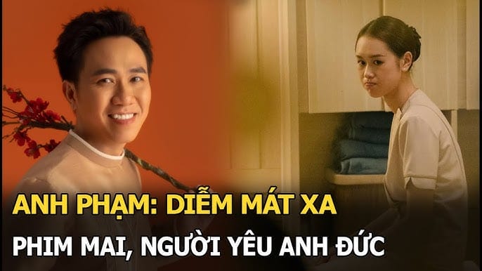Anh Phạm và diễn viên Anh Đức trong khoảnh khắc hạnh phúc