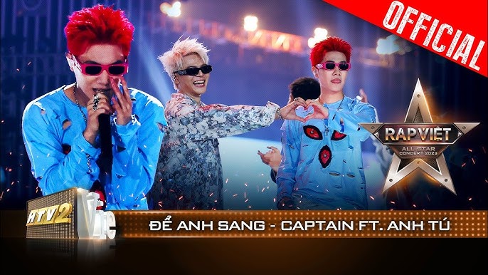 Rapper Captain thể hiện kỹ năng biểu diễn cuốn hút, chinh phục khán giả và huấn luyện viên