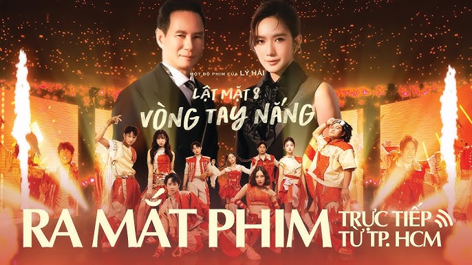 Lý Hải đang hướng dẫn diễn viên trên phim trường Lật Mặt 8, khung cảnh sản xuất phim