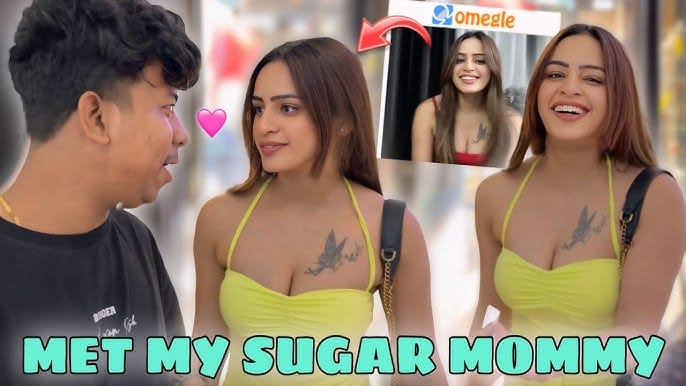 Một cặp đôi Sugar Mommy và Sugar Boy đang tận hưởng khoảnh khắc bên nhau, thể hiện rõ mối quan hệ tài chính và tình cảm chênh lệch tuổi tác