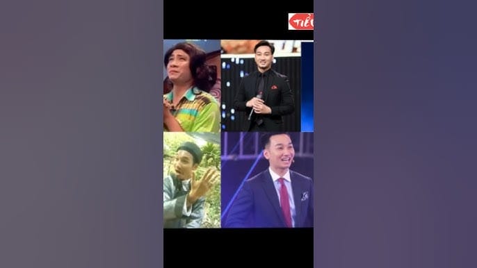 MC Thành Trung với biểu cảm hài hước, thể hiện nét duyên sân khấu