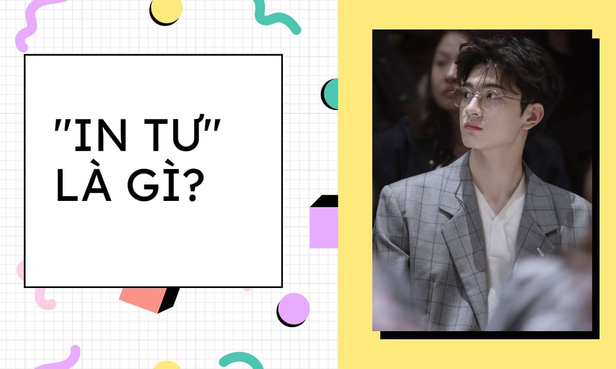 Hình ảnh logo "in4" được cách điệu, nhấn mạnh sự phổ biến của thuật ngữ "in tư" trong văn hóa mạng.