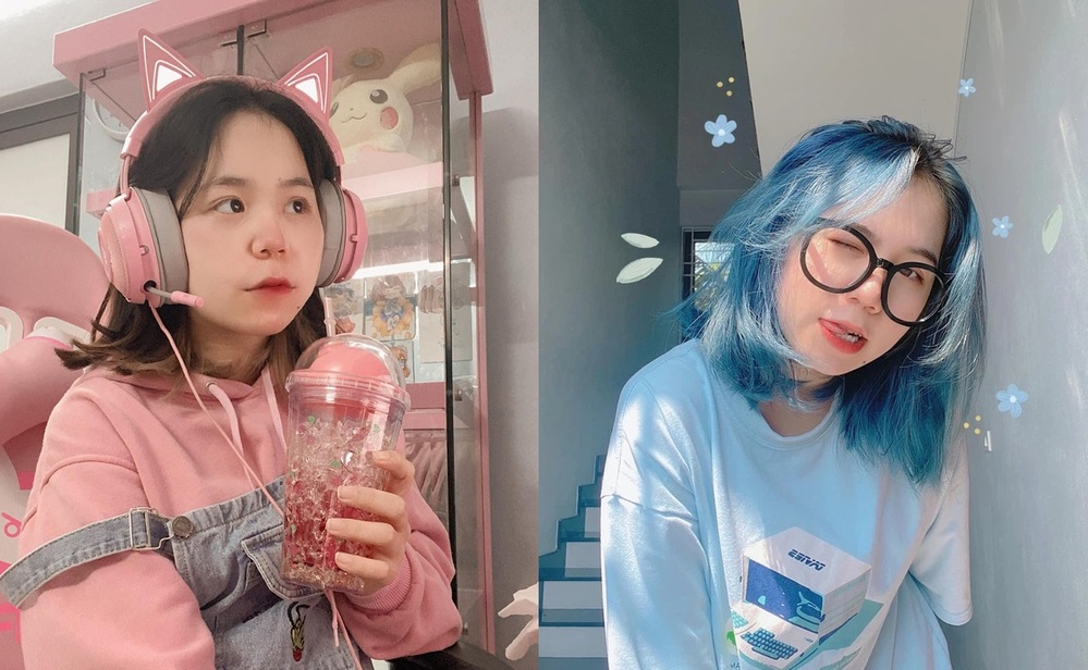 Mều Channel đang chơi game Minecraft trên kênh YouTube của mình với phong cách đặc trưng