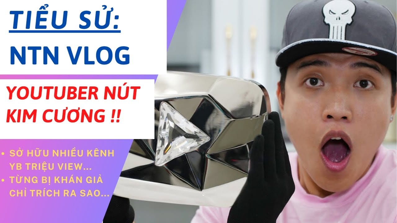 Chân dung YouTuber NTN Nguyễn Thành Nam, người nổi tiếng với các video thử thách và vlog trên nền tảng YouTube.
