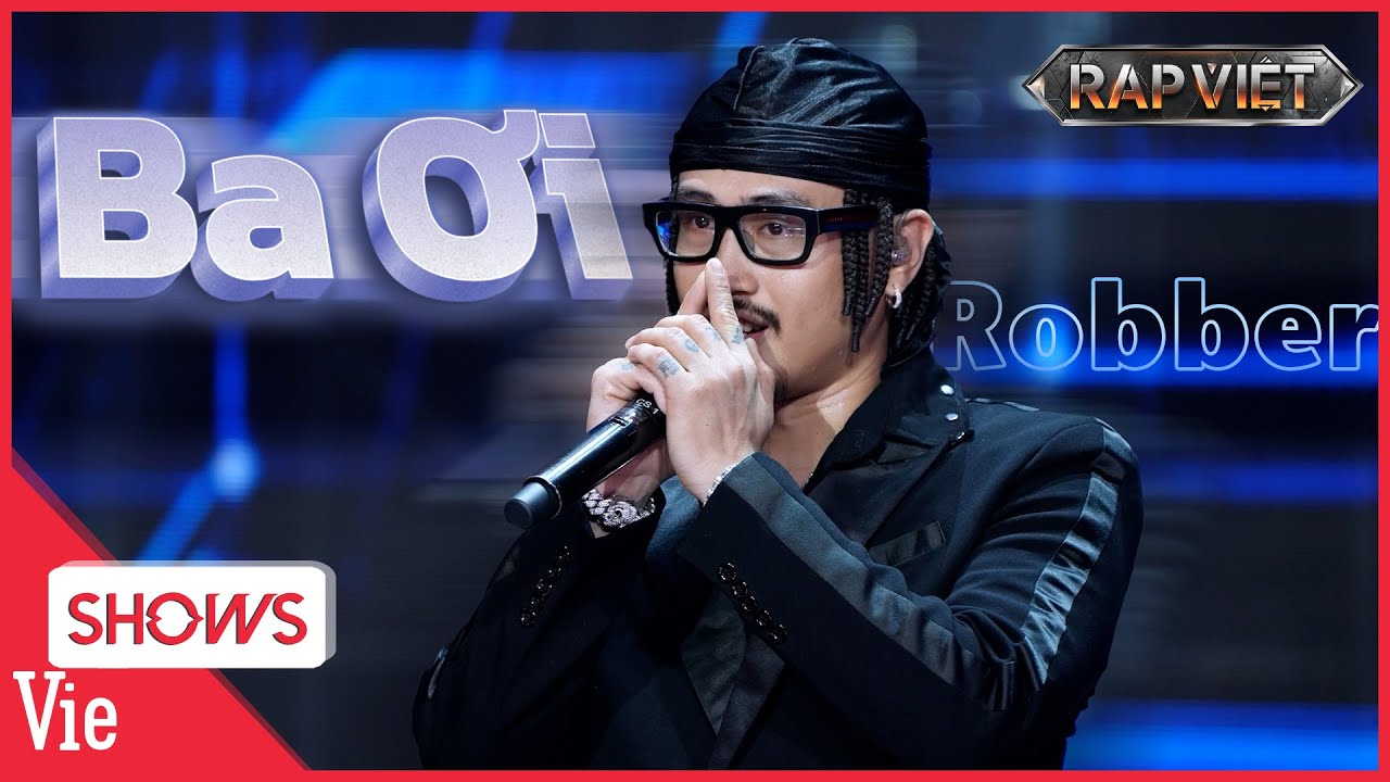 Hustlang Robber biểu diễn đầy cảm xúc tại chương trình Rap Việt mùa 4