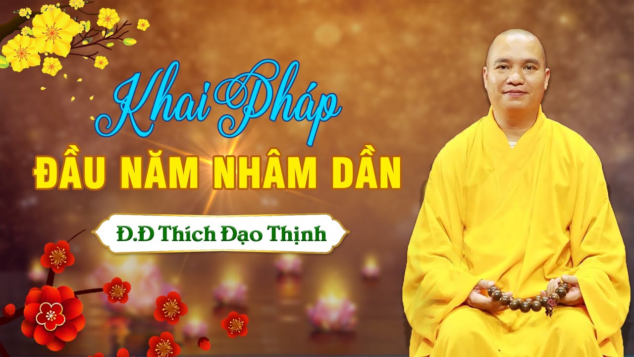 Đại đức Thích Đạo Thịnh đang giảng pháp tại chùa Khai Nguyên, lan tỏa giáo lý Phật đà
