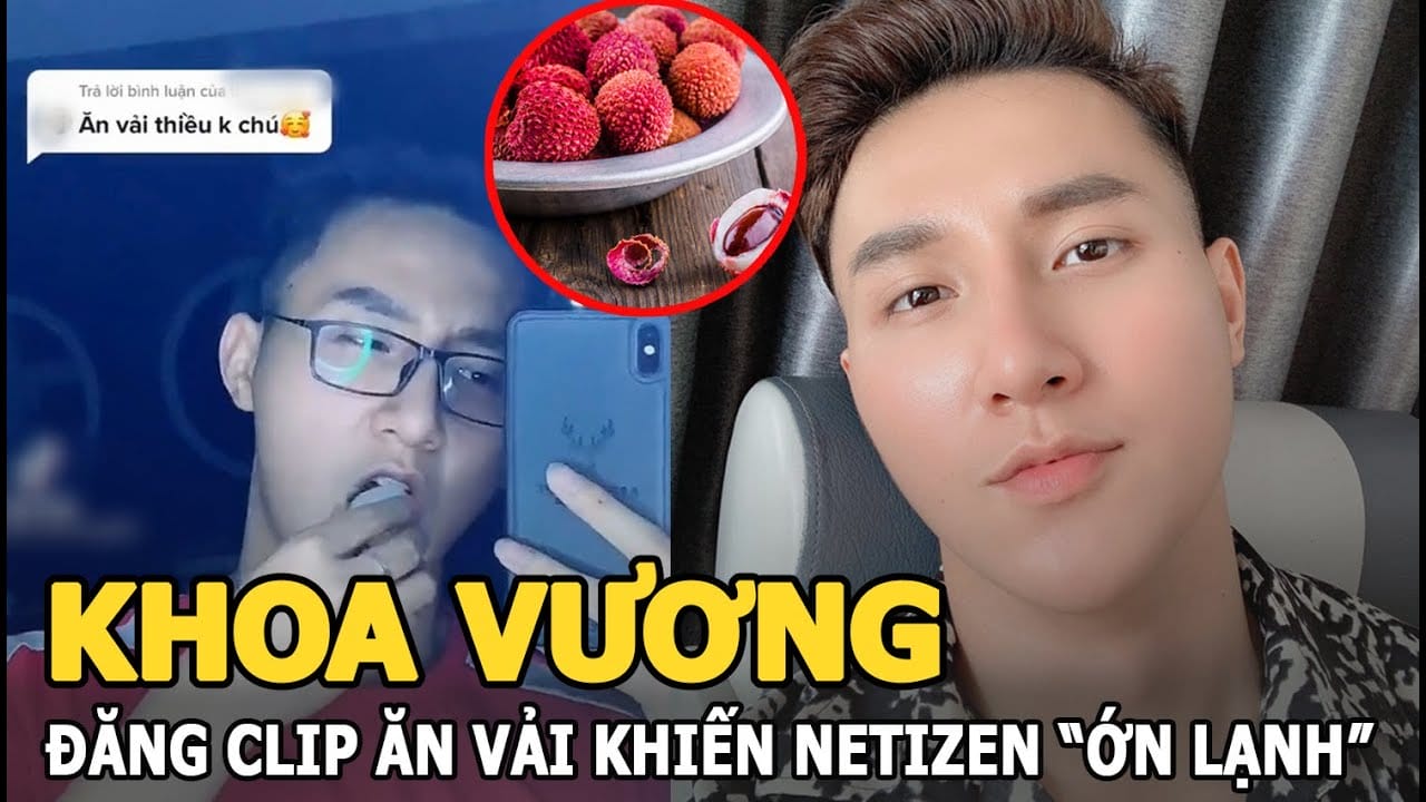 Tiktoker Khoa Vương điển trai trong một bức ảnh chân dung, thể hiện phong thái tự tin và thu hút