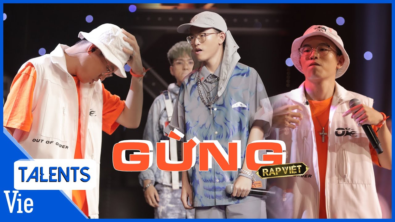Rapper Gừng biểu diễn đầy năng lượng trên sân khấu Rap Việt, thể hiện tài năng và phong cách âm nhạc độc đáo