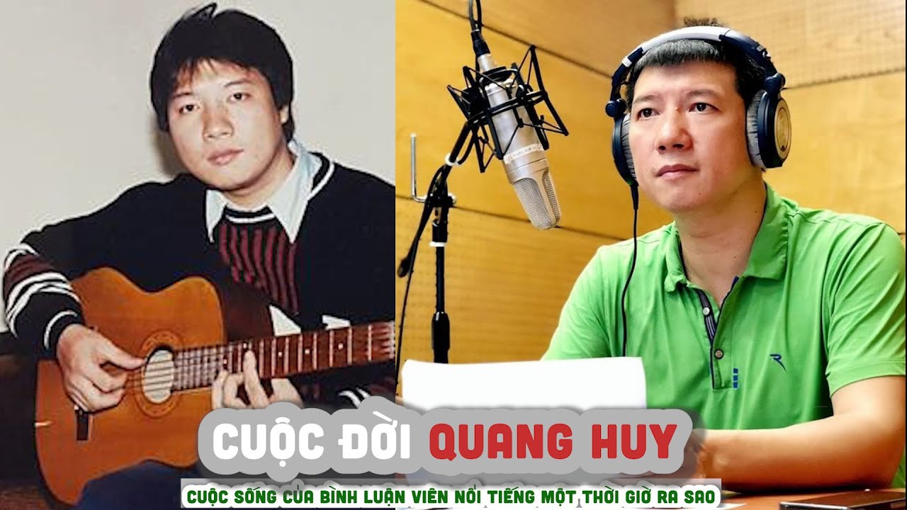 BLV Quang Huy trong một buổi bình luận