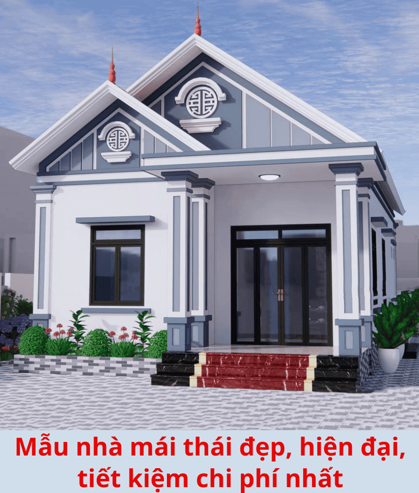 Thiết kế mặt bằng kiến trúc mái thái với các chi tiết cơ bản
