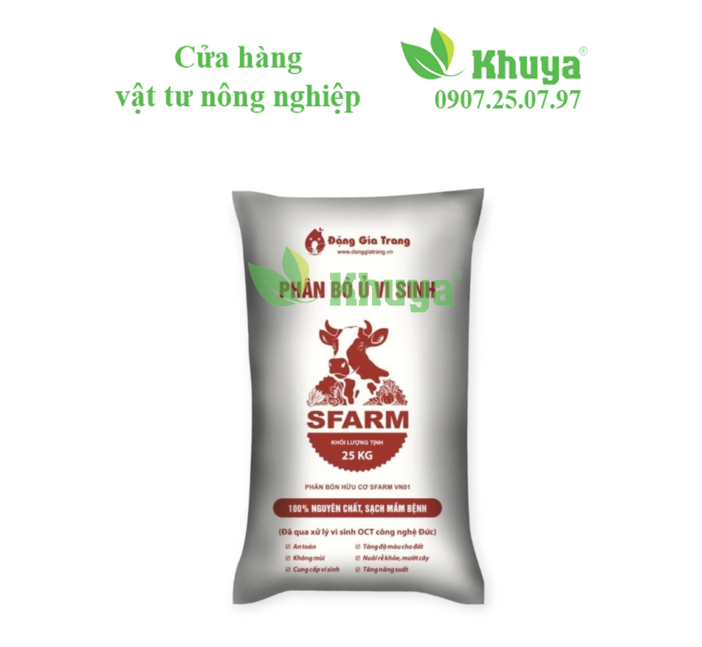 Phân bón hữu cơ SFARM 25kg mang đến giải pháp bền vững cho nông nghiệp
