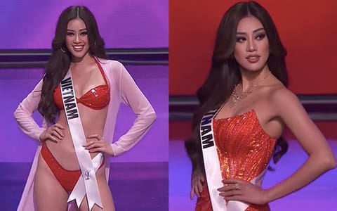 Khánh Vân xinh đẹp với nụ cười má lúm
