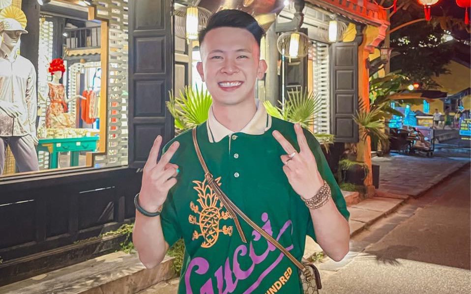 Diễn viên Quốc Tuấn Rika với ngoại hình thu hút