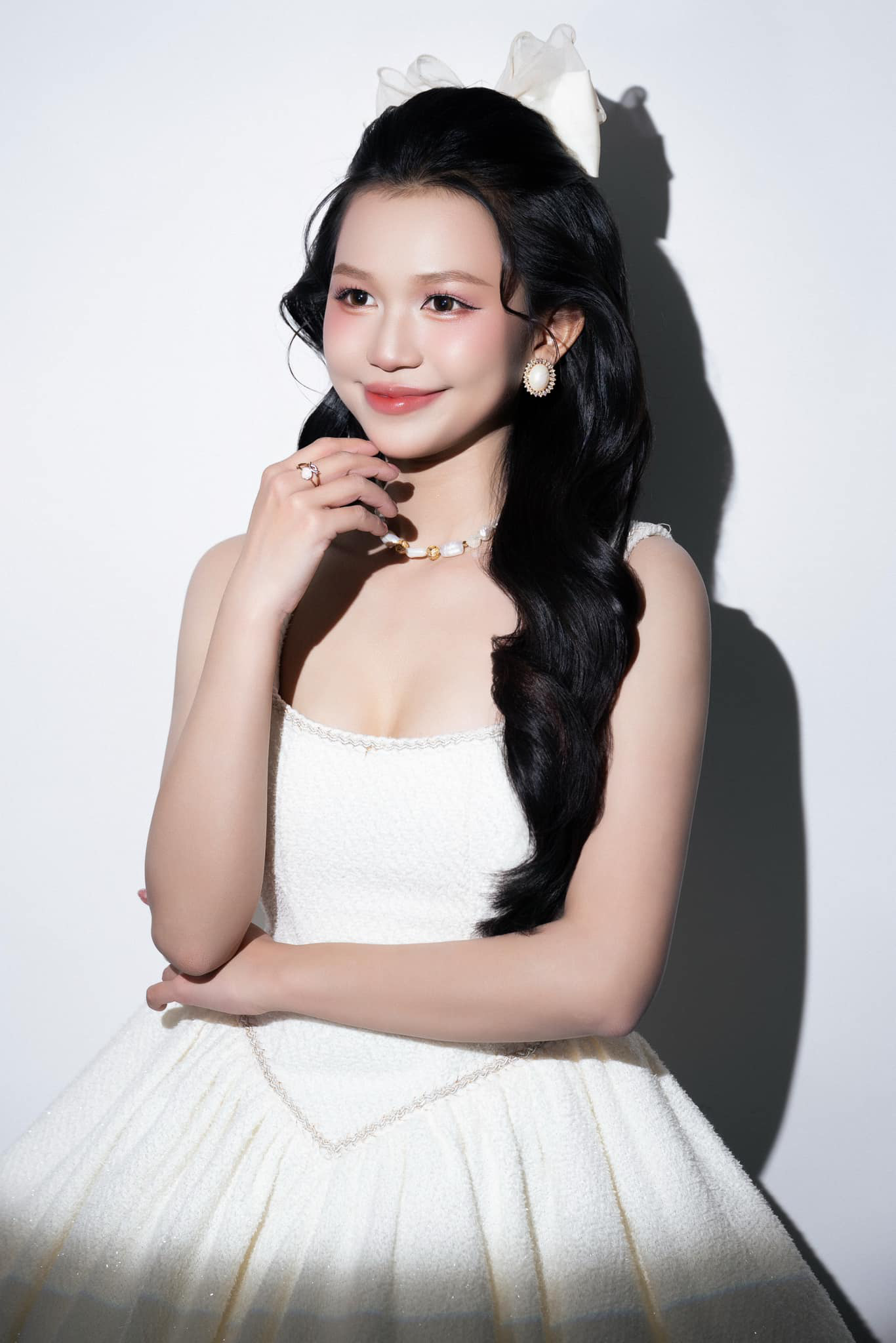 Phương Duyên khi còn là thí sinh The Voice Kids, thể hiện giọng hát trong trẻo
