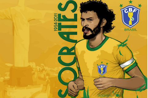 Sócrates huyền thoại bóng đá Brazil