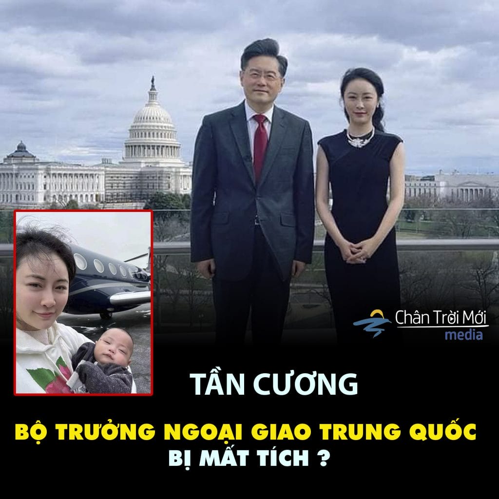 Chân dung Tần Cương khi ông còn giữ chức Bộ trưởng Ngoại giao Trung Quốc