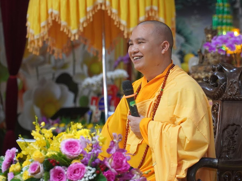 Chân dung Đại đức Thích Đạo Thịnh, vị hòa thượng trụ trì chùa Khai Nguyên